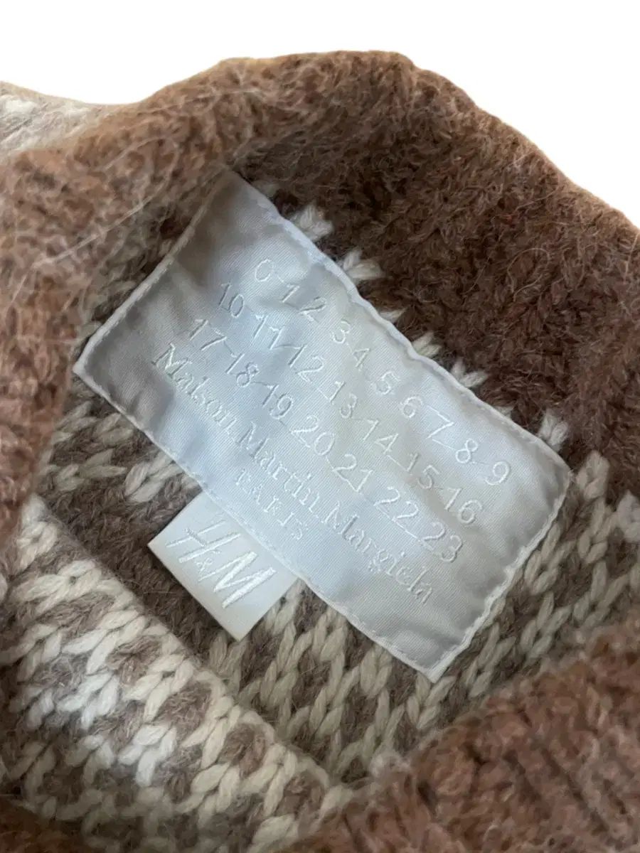 メゾン マルタン マルジェラ x H-M ノルディック ニット