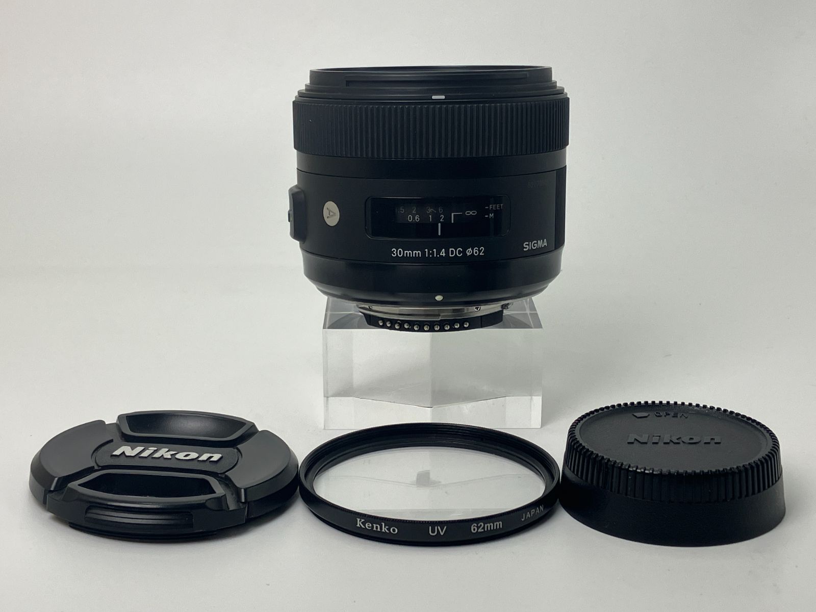 返品保証 動作 済 SIGMA 30mm F1.4 DC HSM Art Nikon Fマウント