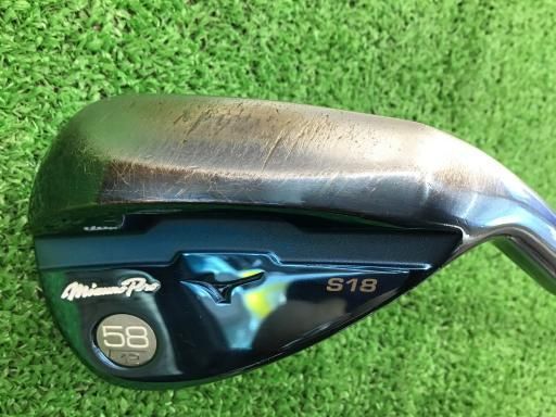 中古】 ミズノ Mizuno Pro S18(ブルー) 58°/12° ウェッジ WG NS PRO