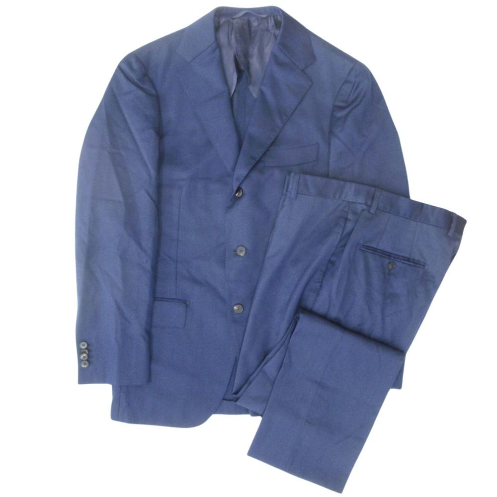 美品！メンズ ジャケット スーツカンパニー 紺 通年着用可極美品スーツカンパニー ビジネスジャケット ネイビー
