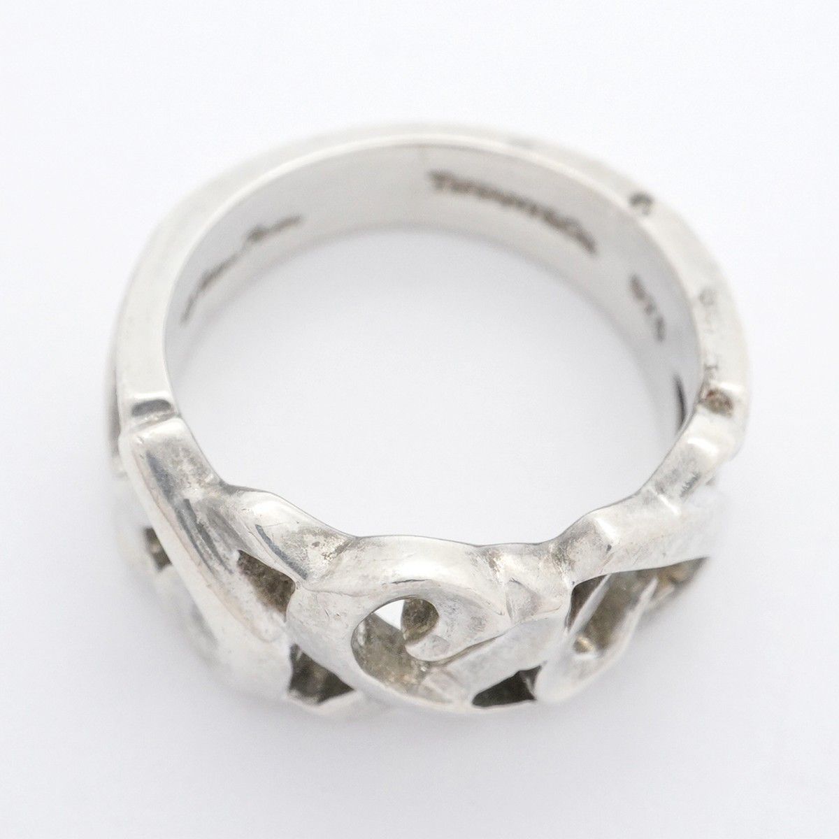 ☆SALE【5jmb0367】ティファニー リング トリプルラビングハート