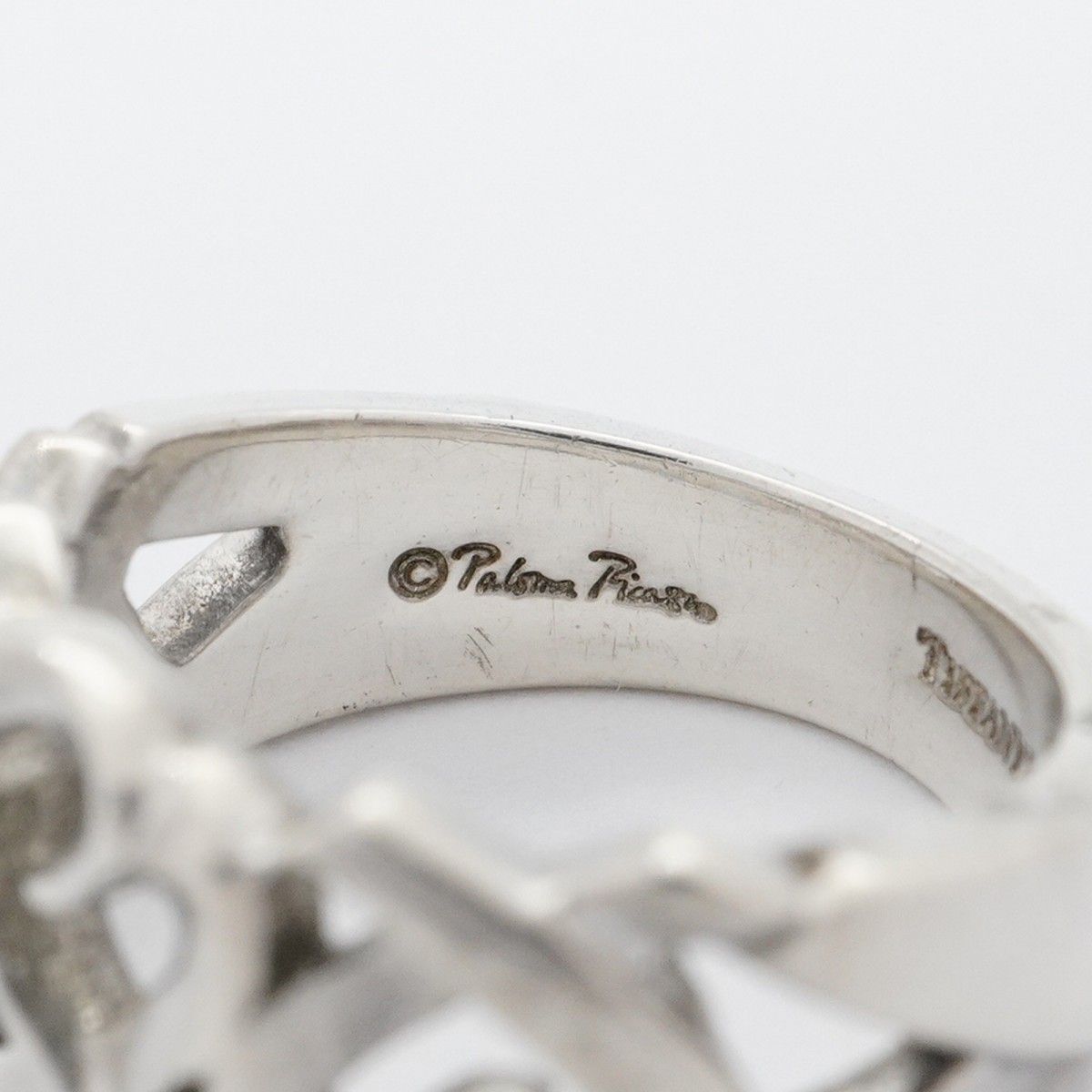 ☆SALE【5jmb0367】ティファニー リング トリプルラビングハート