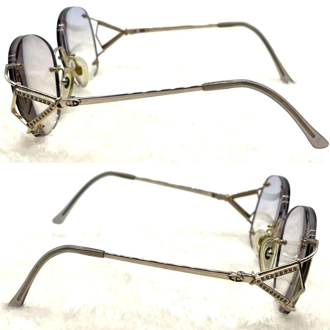 dior オールドディオール スクエア ラインストーン Y2K サングラス 貴重 dior オールドディオール スクエア ラインストーン Y2K サングラス