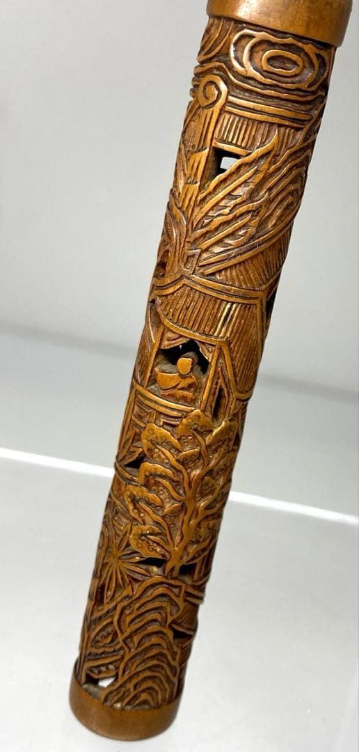 木製彫刻 提げ物 11 g 10.4㎝ 東Y 7-0217ア㉜トヒサ