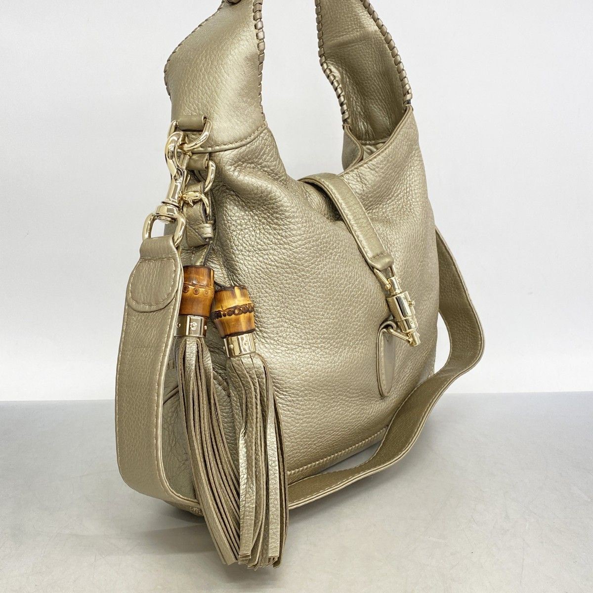 ☆SALE【5md4690】グッチ ショルダーバッグ バンブー ニュージャッキー