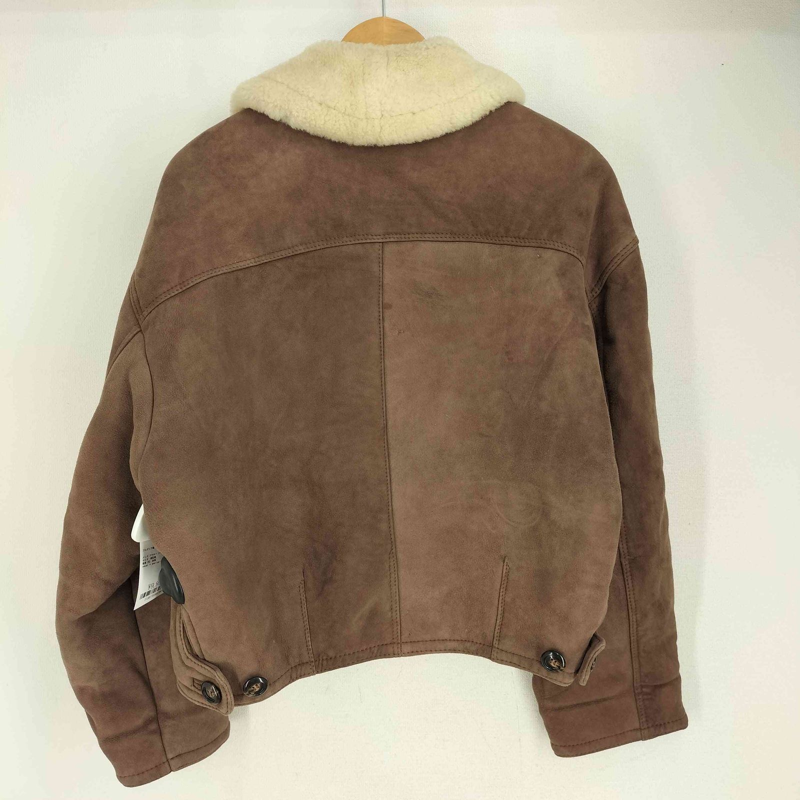 ユーズドフルギ USED古着 ブルガリア製 ムートンジャケット レディース