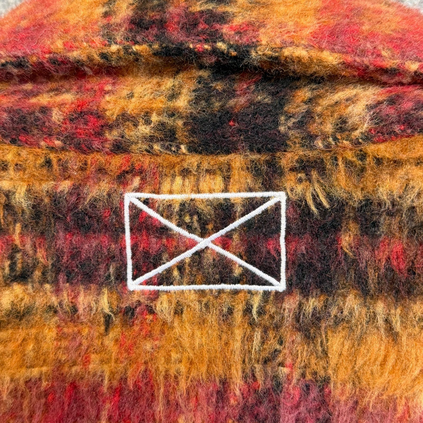 参考上代38500円 MLVINCE 23AW OVERSIZED CHECK JACKET オーバーサイズ