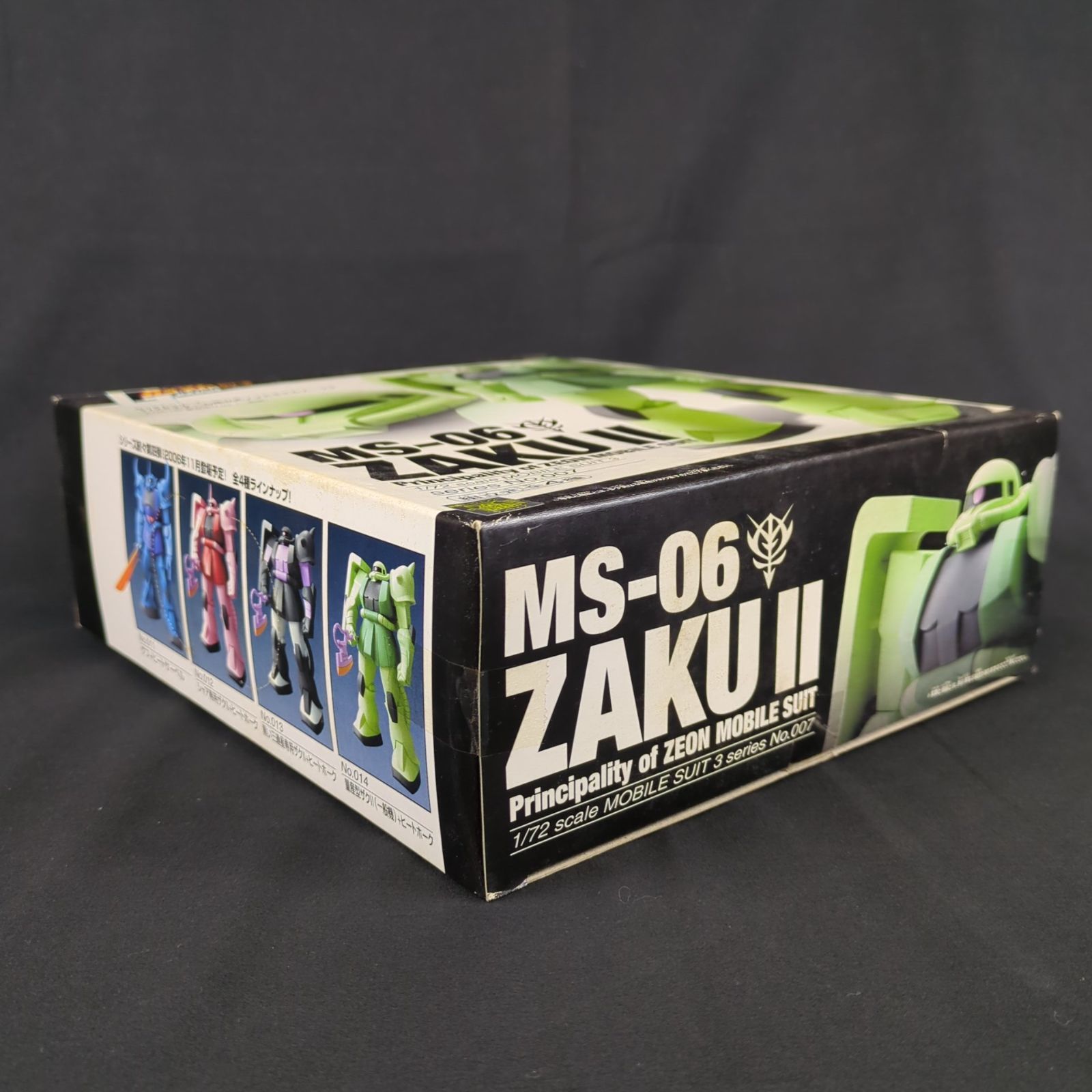 品 バンプレスト 機動戦士ガンダム 1 72 scale モビルスーツ3 SERIES No 007 MS 06 量産型ザクⅡ 一般機 限定フィギュア フィギュアセット