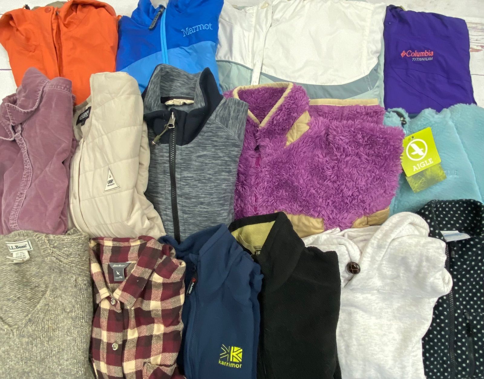 S 207 レディース アウトドア まとめ15点セット アウター フリース