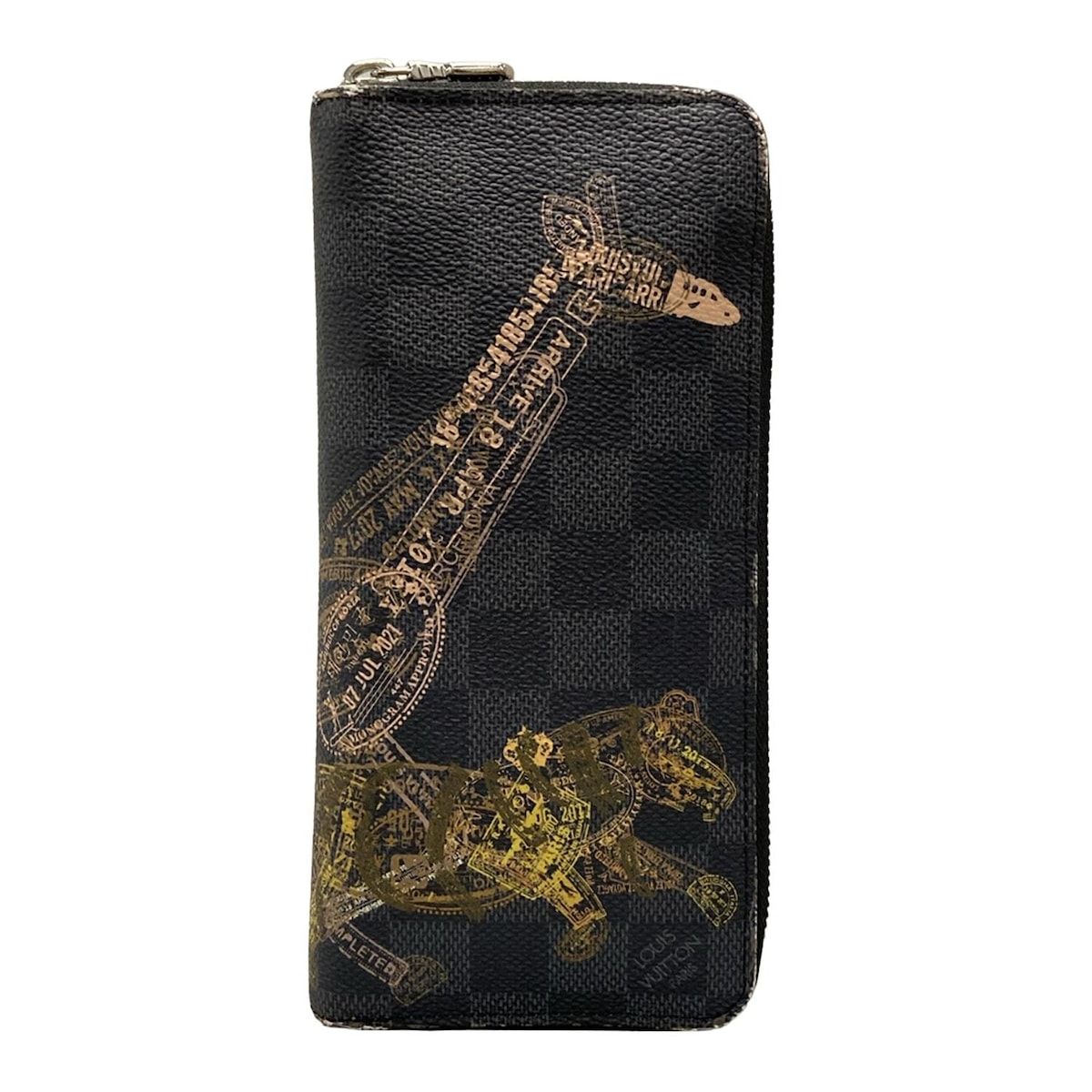 LOUIS VUITTON ルイヴィトン 長財布 ダミエグラフィットスタンプ ジッピーウォレットヴェルティカル N64606 ダミエグラフィット×マルチ