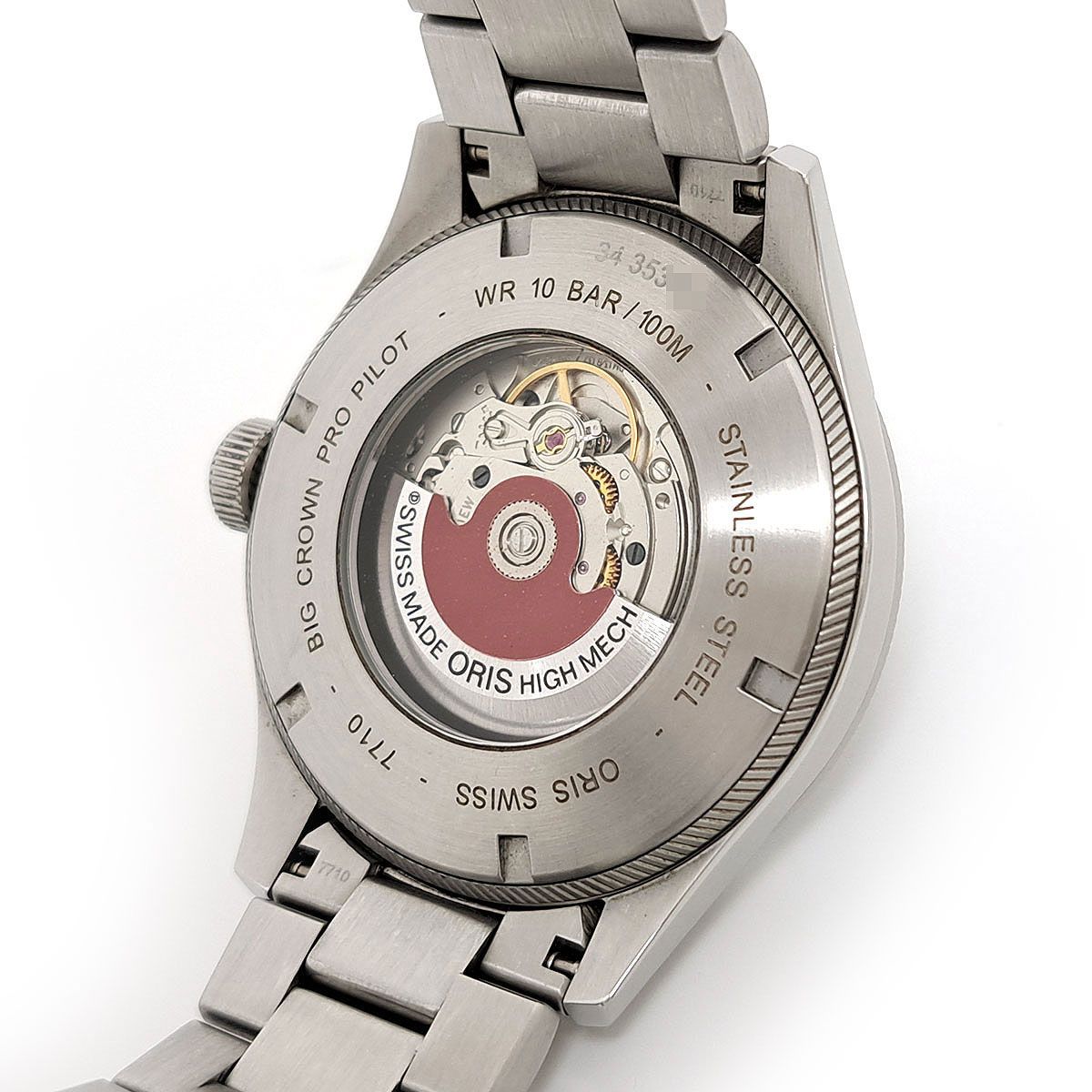 オリス ビッグクラウン 7710 自動巻き ステンレススティール メンズ  