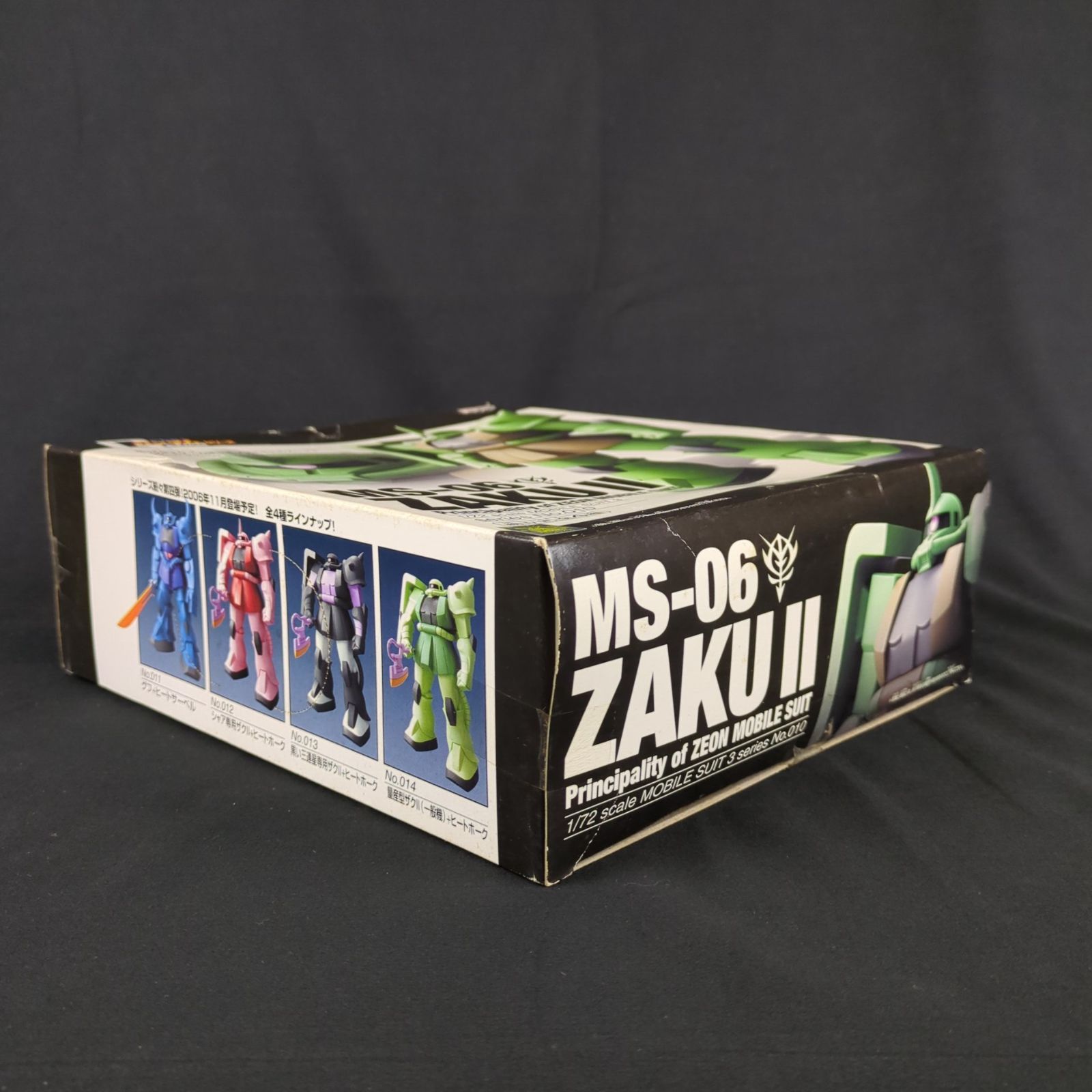 品 バンプレスト 機動戦士ガンダム 1 72 scale モビルスーツ 3 SERIES No.010 MS-06 ザクⅡ リアルタイプ