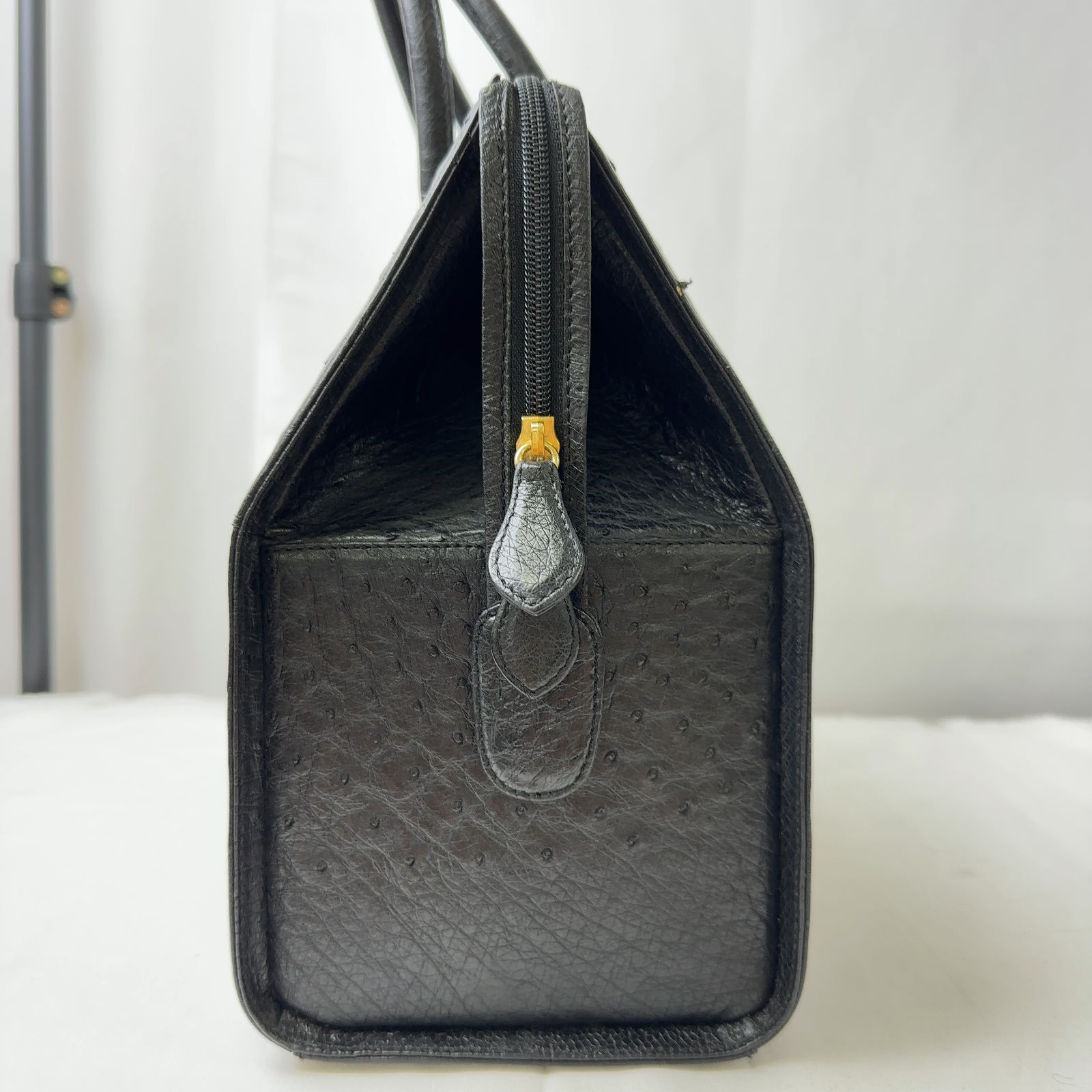 最終価格！【SM2553-30-10】本物保証 オーストリッチ ハンドバッグ