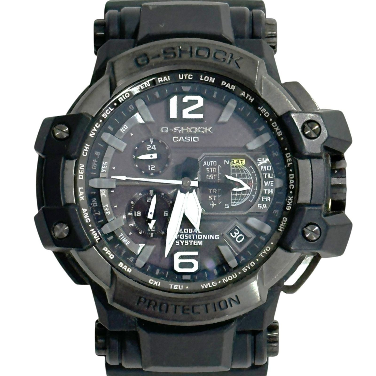 CASIO カシオ G-SHOCK GPW-1000-1BJF グラビティマスター 電波 ソーラー 電波時計 スカイコックピット 電波ソーラー タフソーラー Gショック ステンレス 腕時計 時計 メンズ 品 -AB 9356