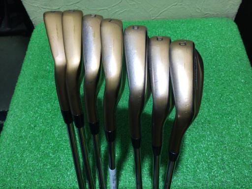 コブラ KING FORGED TEC 2021 COPPER 8S アイアンセット IR 純正特注シャフト フレックスS メンズ 男性用 右利き 右用 Cランク ゴルフクラブ