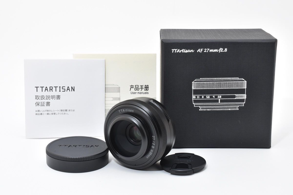 上 銘匠光学 TTArtisan AF 27mm F2.8 Xマウント APS-C ブラック AYM4876 100