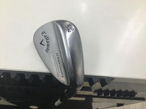 キャロウェイ MACK DADDY 2 クロムメッキ 52° 12°S ウェッジ WG 純正特注シャフト フレックスX メンズ 男性用 右利き 右用 Cランク ゴルフクラブ
