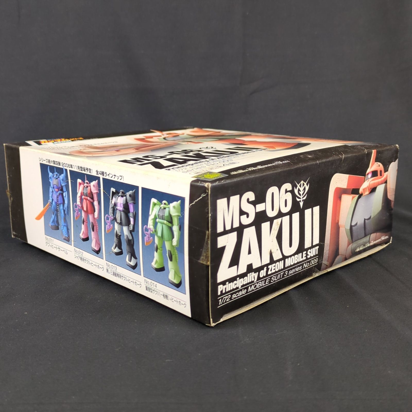 品 バンプレスト 機動戦士ガンダム 1 72 scale モビルスーツ3 SERIES No 009 MS 06 ガルマザビ ザクⅡ