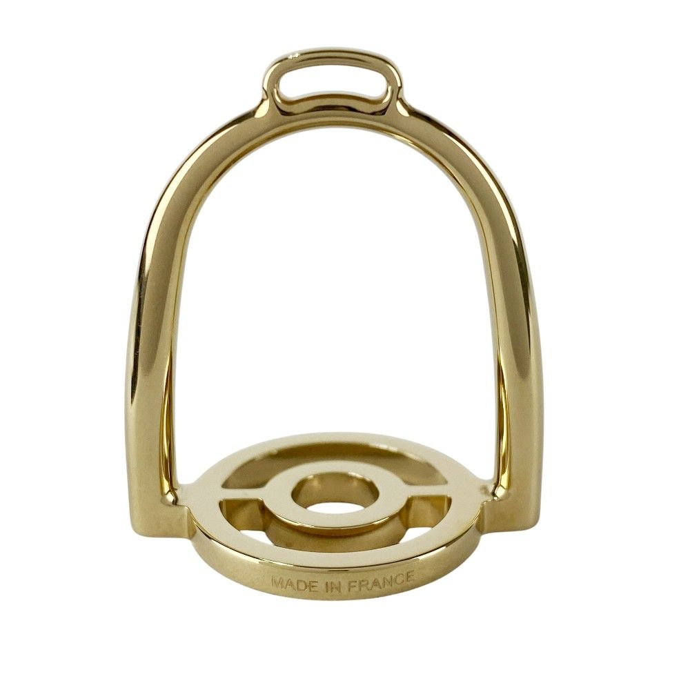 新同 エルメス スカーフ リング エトリエ モチーフ 鐙 GP ゴールド 463969 8