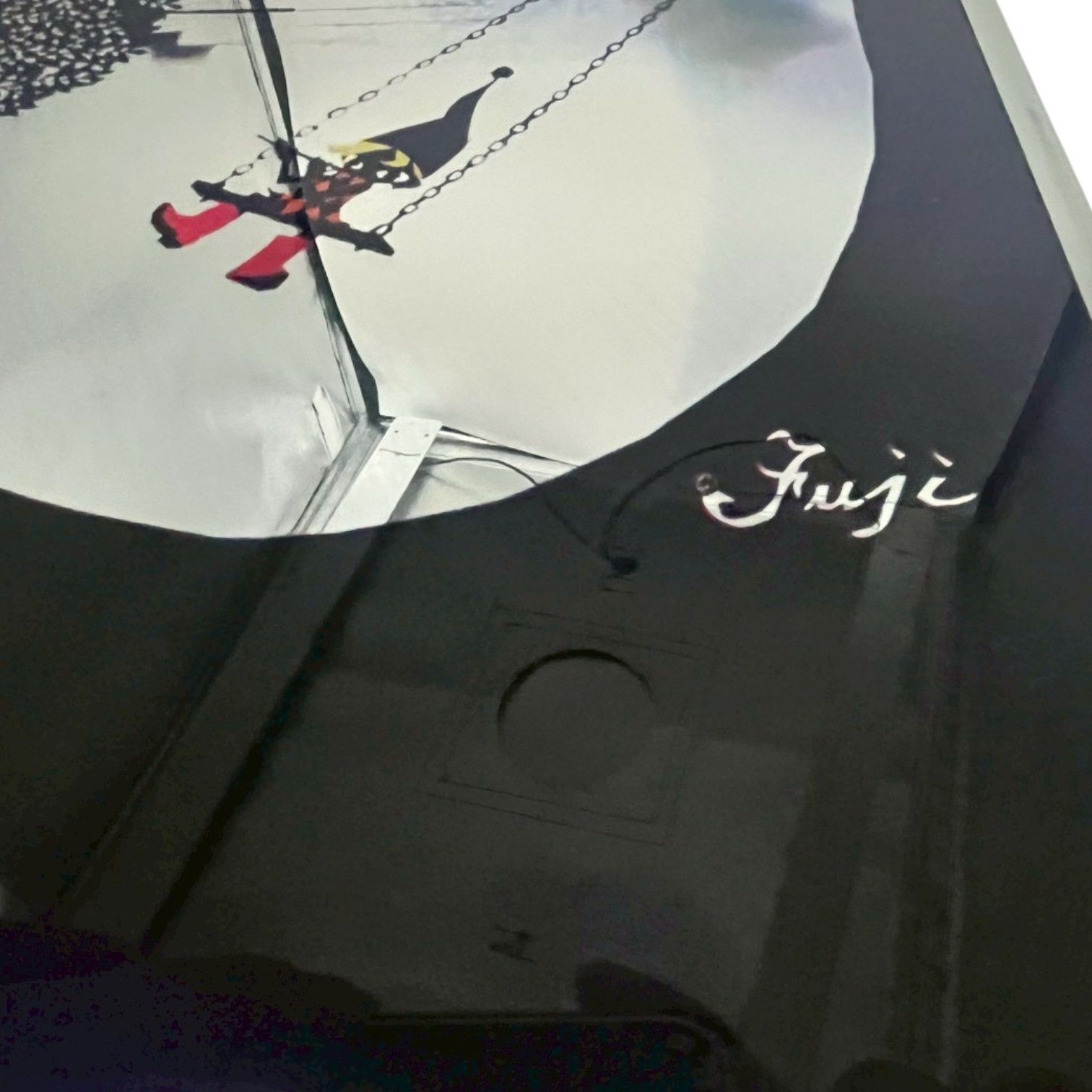 希少品】 Fuji 藤城清治 「太陽とこびと」 パブミラー 壁掛け 絵画