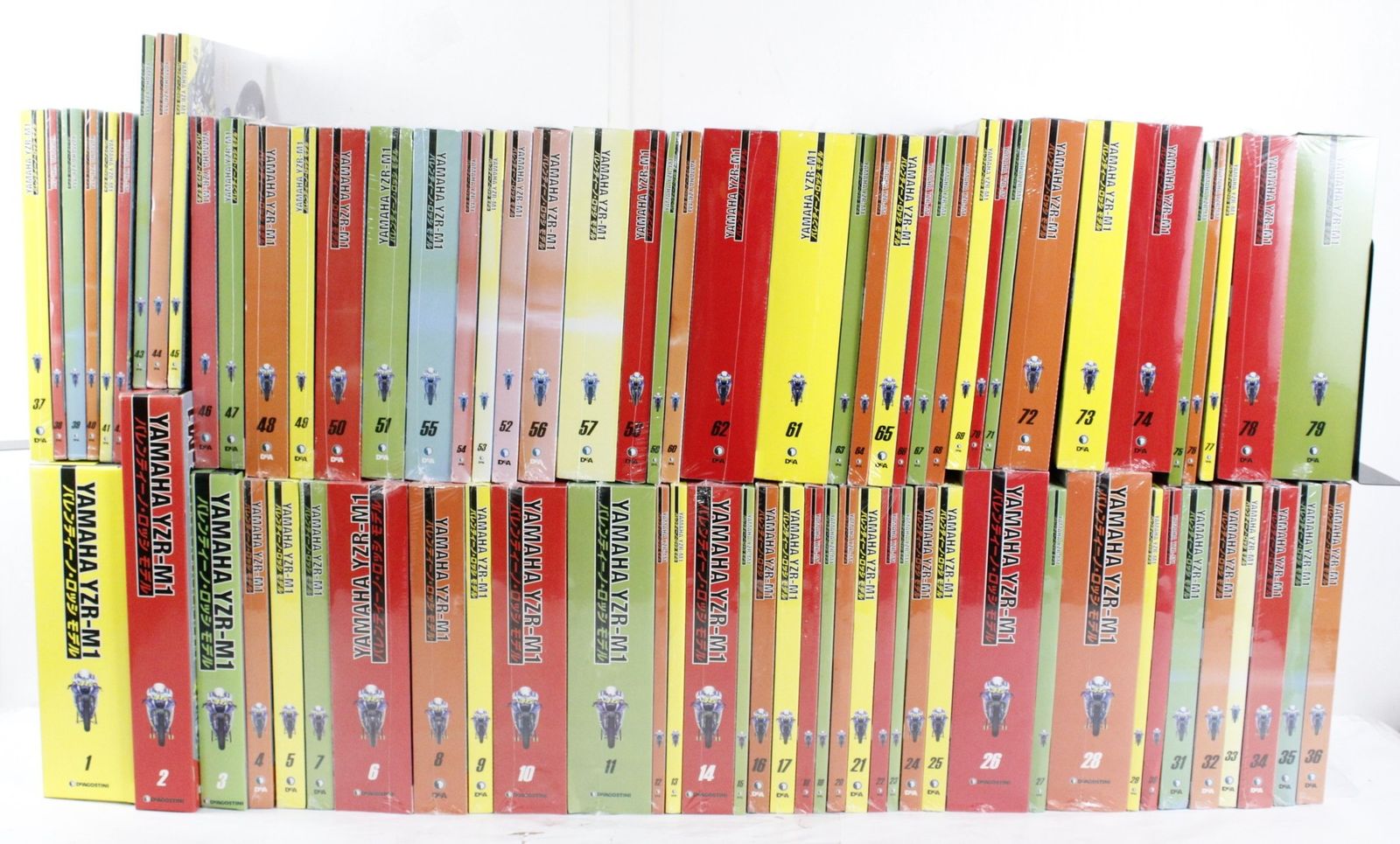 デアゴスティーニ ヤマハ YZR M 1 バレンティーノ ロッシ モデル 92巻 バイク ホビー 模型 D B 105 byebye