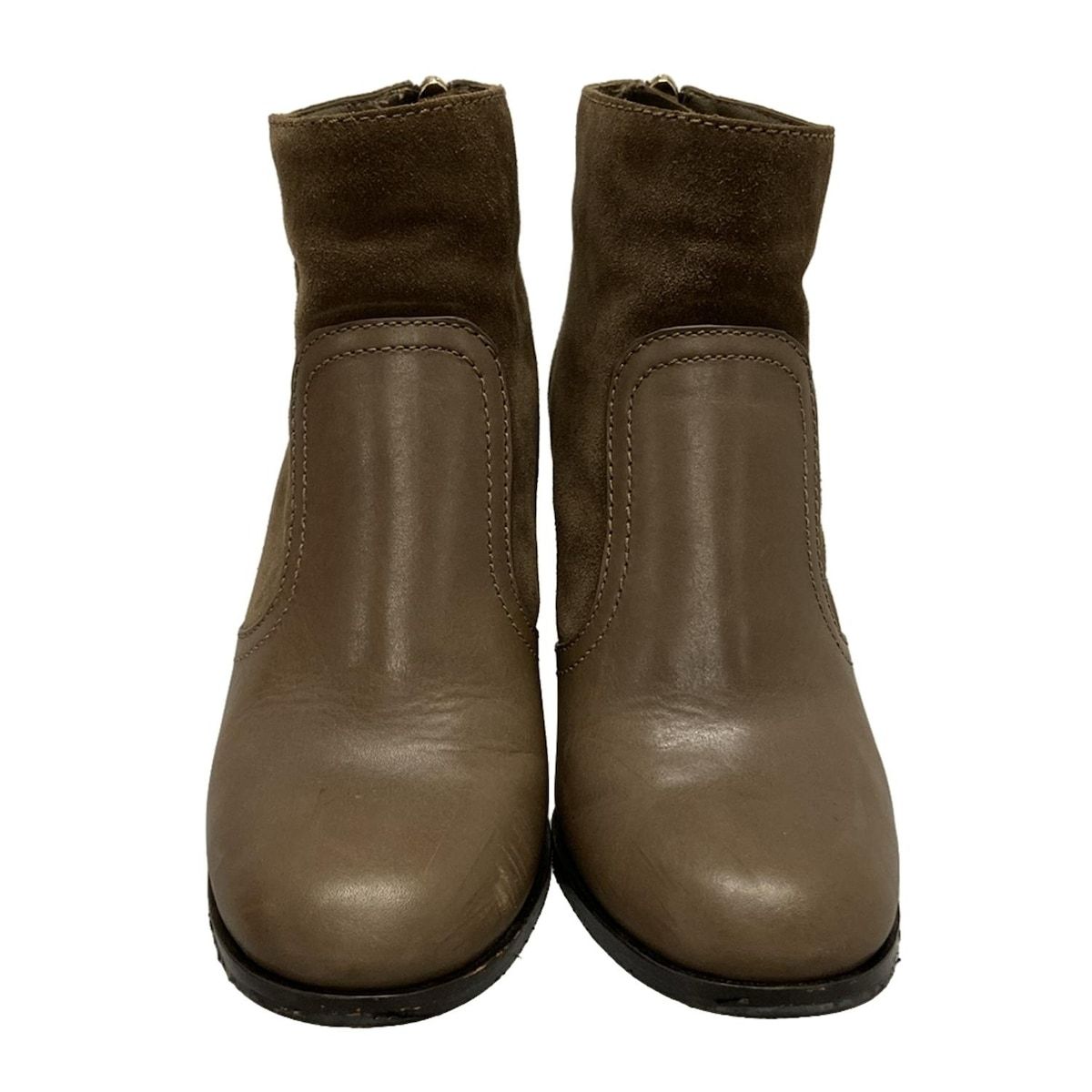 TORY BURCH(トリーバーチ) ショートブーツ 7M - ブラウン レザー Tory