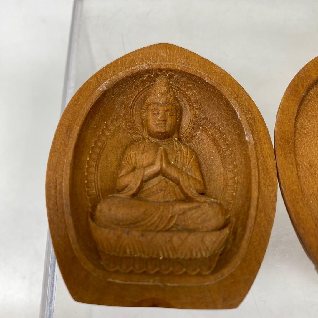 木彫 大日如来 香合仏 東さ7-0219① - メルカリ
