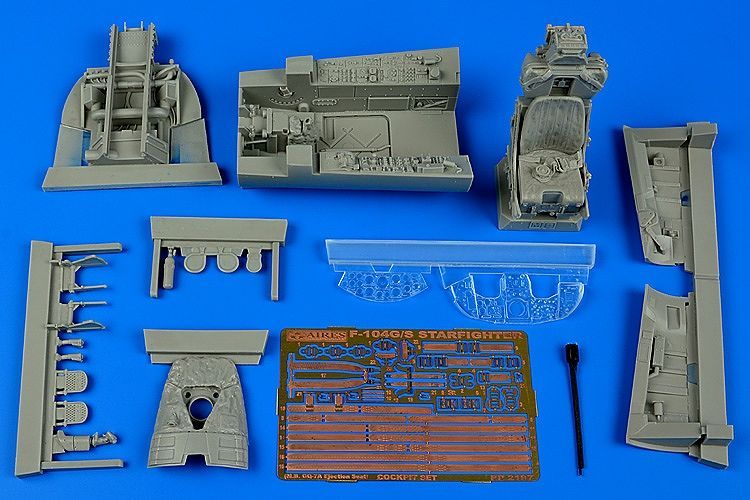 アイリス 2197 1/32 F-104G/S スターファイター コクピットセット(M.B.GQ-7A イジェクションシート)(イタレリ用)