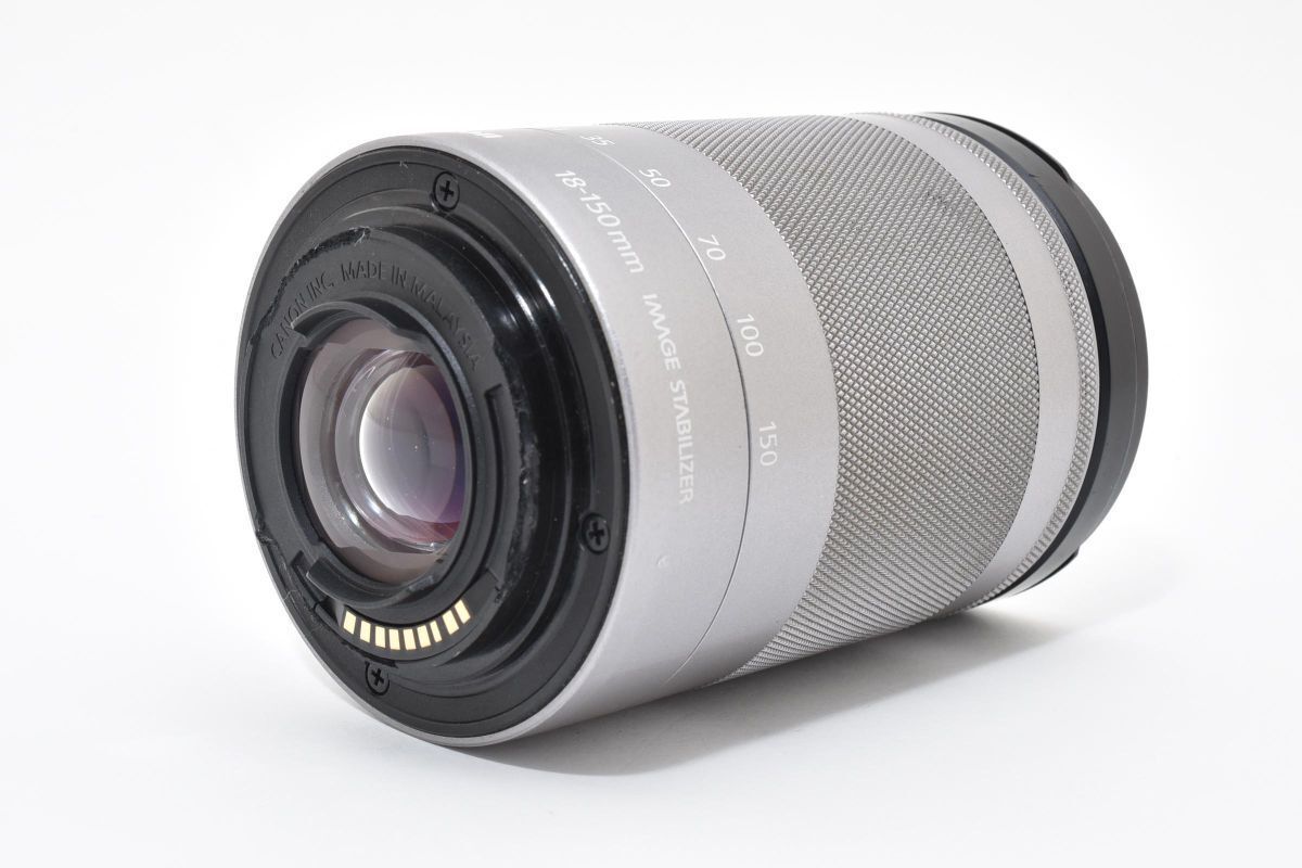  現状動作品 Canon EF M 18 150 mm F 3 5 6 IS STM シルバー YM 4879 88 レンズ(ズーム) カメラ