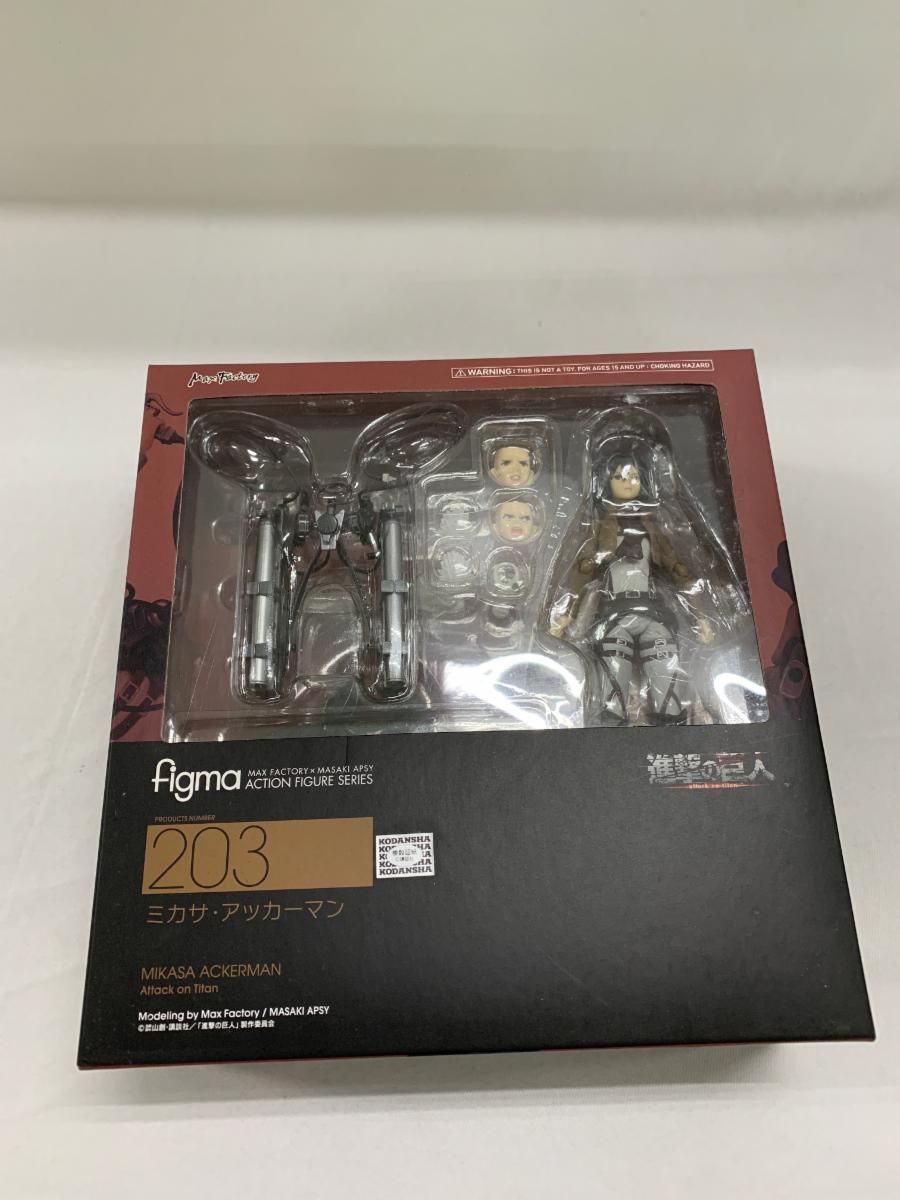 未開封】figma 203 進撃の巨人 ミカサ・アッカーマン - メルカリ