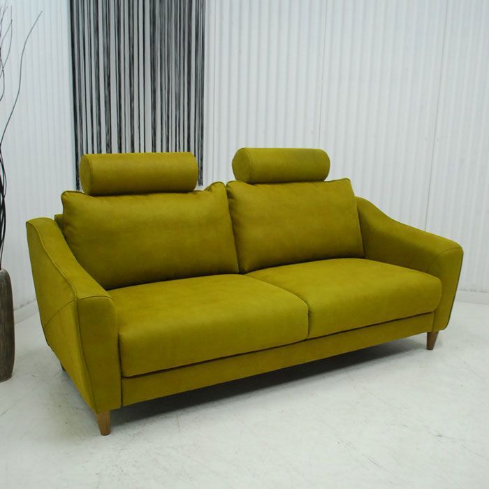 アウトレット 現品限り 一部 大 北欧調ナチュラルモダン 組み立て式 搬入スムーズに行えます オリーブグリーン 240424 カスク3 p