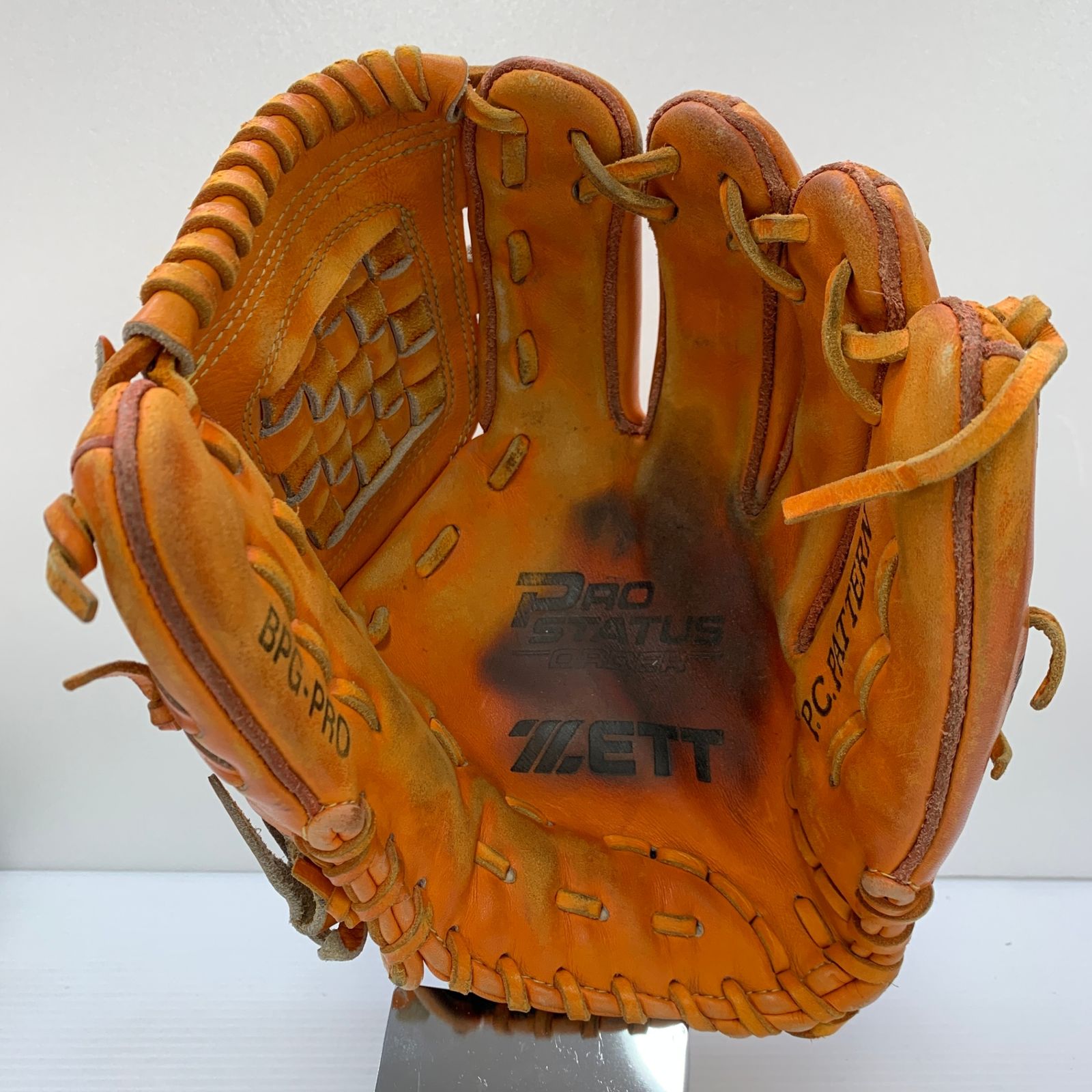 中古品 ゼット プロステイタス 硬式外野手用オーダーグローブ 中古品 ゼット ZETT プロステイタス オーダー 硬式 外野手用グローブ