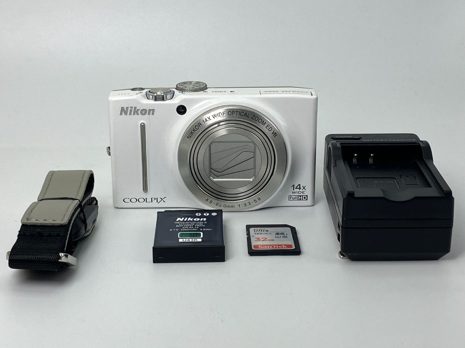 返品保証・動作確認済】Nikon COOLPIX S8200 ホワイト 【公式通販】