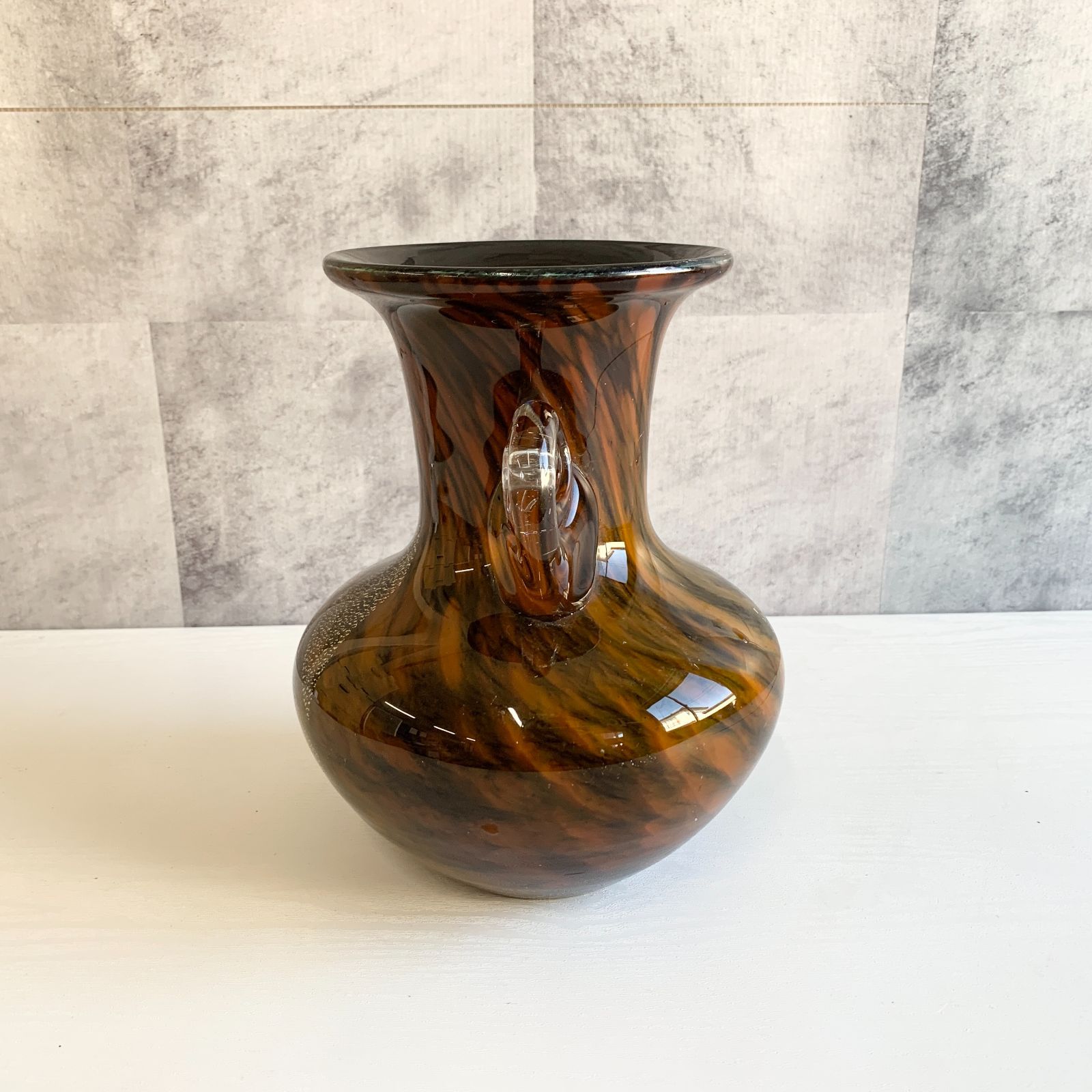 アンティーク花器茶色 楽天市場】木彫りのフラワーベース マホガニー材 17X24 花瓶 壺 木彫り