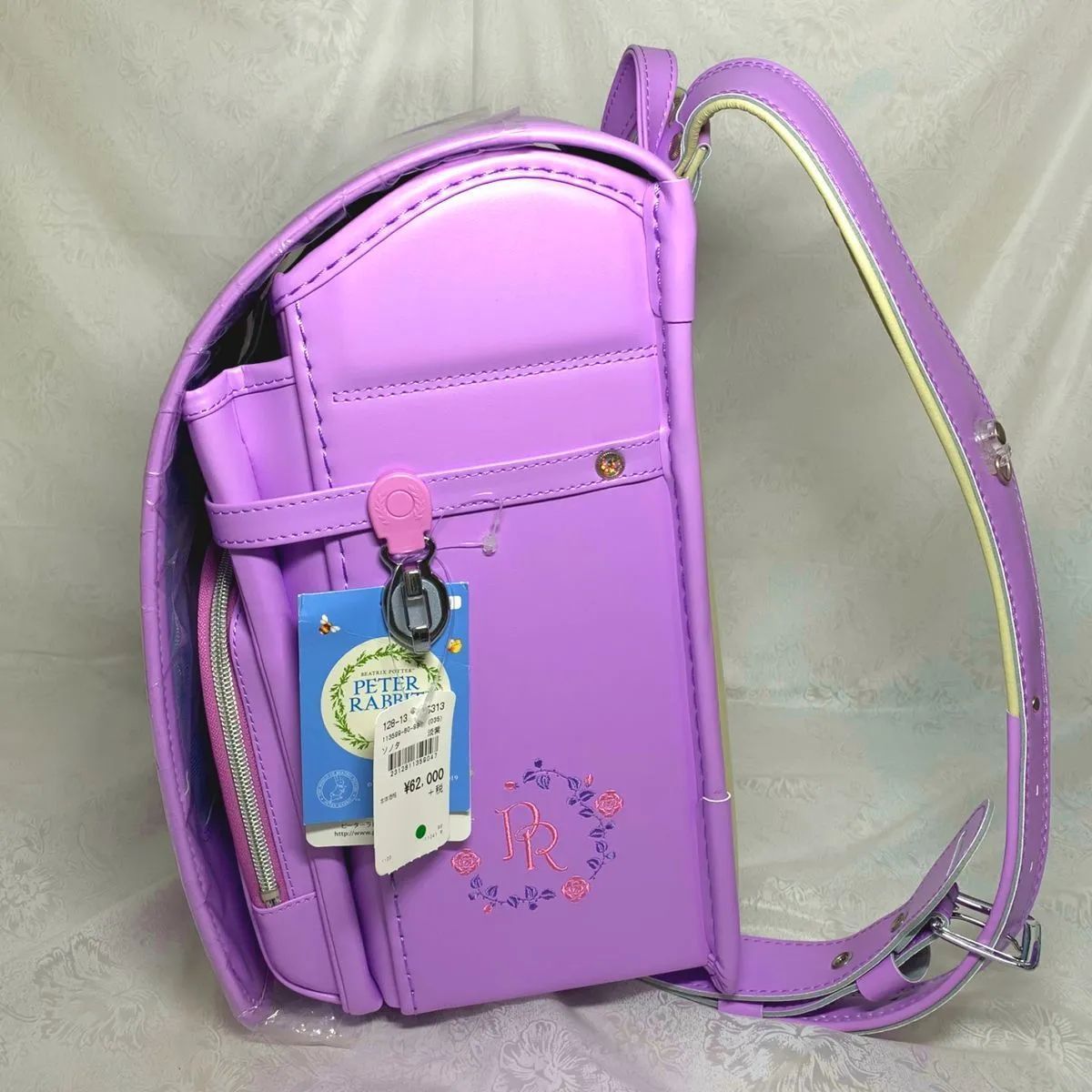 ピーターラビット ランドセル パープル A 4フラットファイル対応
