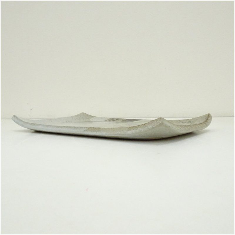 益子焼 村田浩造 糠釉鉄絵銅彩山帰来文板皿 共箱 食器 おしゃれ かわいい インテリア レトロ アンティーク プレート 居酒屋 カフェ 和食 洋食 WWW_OPDRERGINERDOGAN_COM