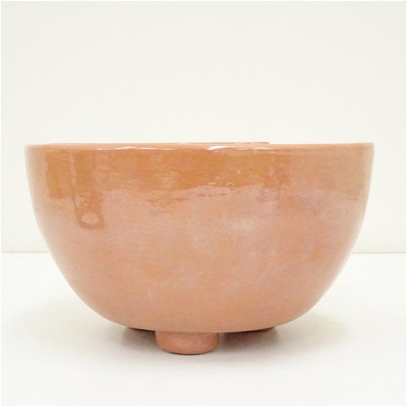 京焼 桂窯造 赤楽瓶掛（鉄五徳付）（共箱） 茶道 抹茶 おしゃれ