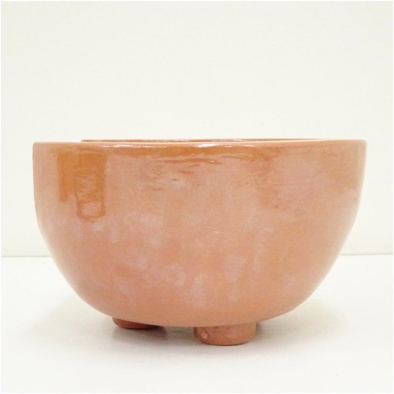 京焼 桂窯造 赤楽瓶掛（鉄五徳付）（共箱） 茶道 抹茶 おしゃれ