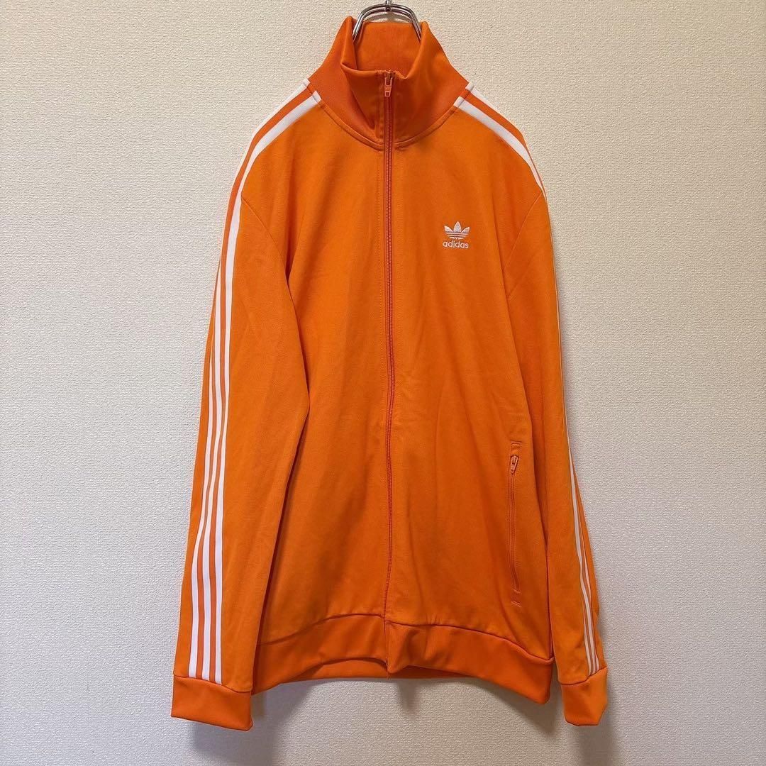 アディダス ベッケンバウアー トラックジャケット ジャージ オレンジ 2XL