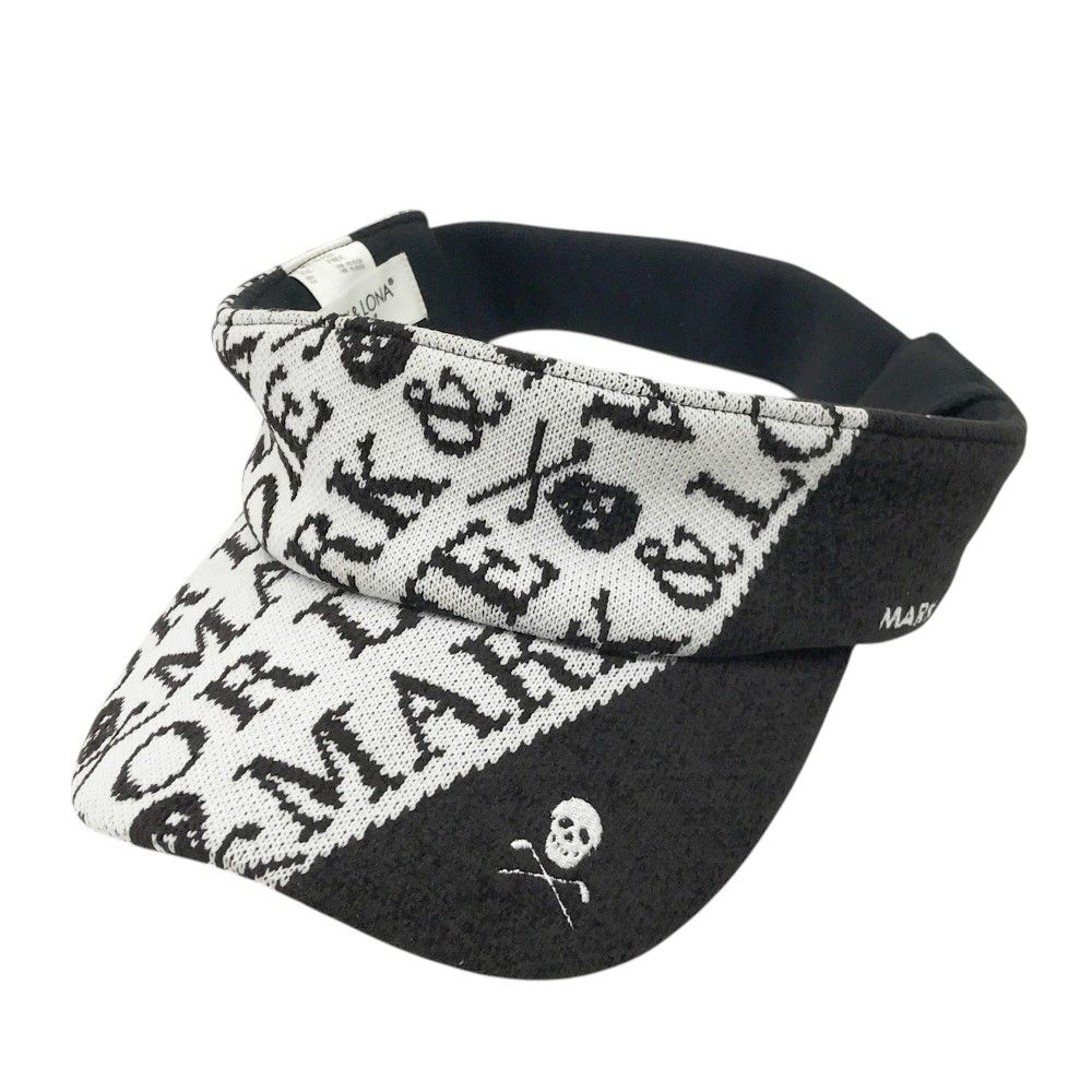 MARK-LONA マークアンドロナ ニットサンバイザー ブラック系 240101442873 ゴルフウェア ストスト