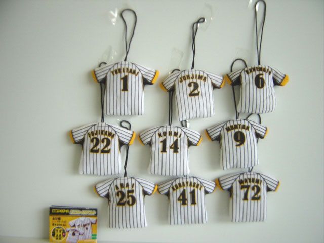 ♯Hvi 04 HO 阪神タイガース ユニフォーム マスコット 9種