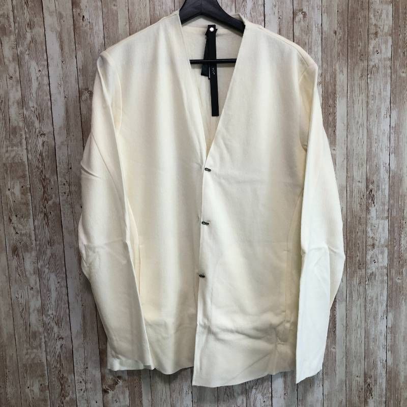 コ WJK ダヴルジェイケイ 6874 wn04e 2-ply hook cardigan ツープライ フックカーディガン off white オフホワイト M L