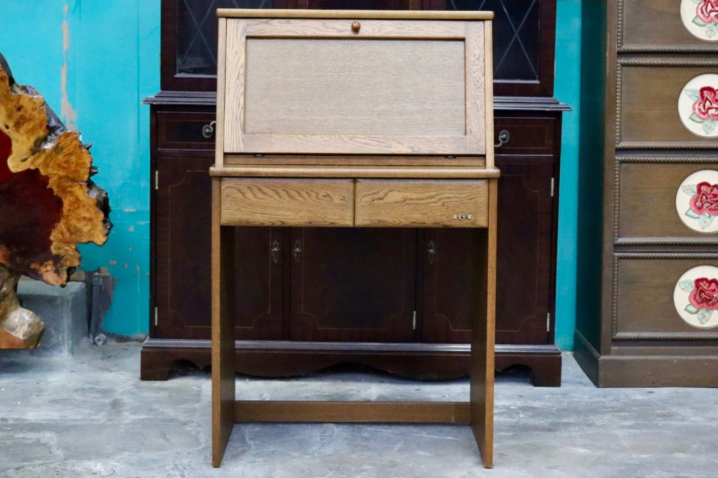 GMIS319○浜本工芸 / HAMAMOTO ライティングビューロー デスク 学習机