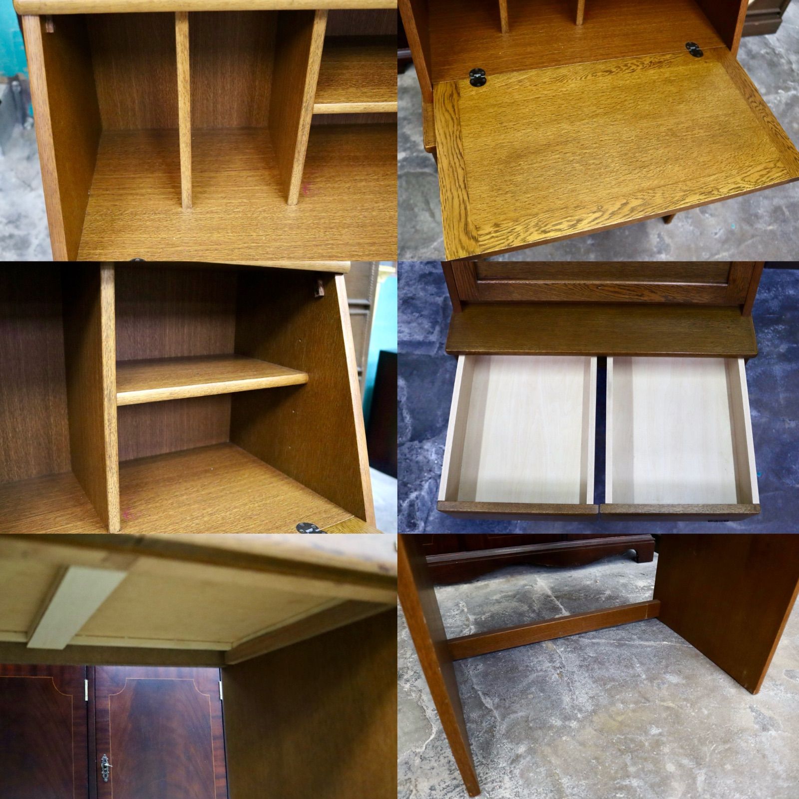 GMIS319○浜本工芸 / HAMAMOTO ライティングビューロー デスク 学習机