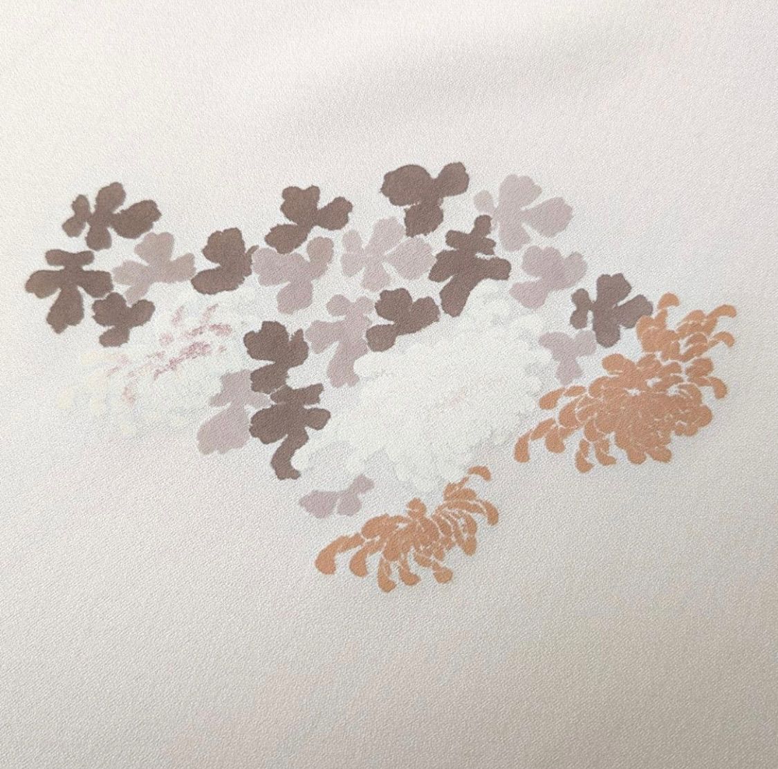 tsx354 新古品 反物 丹後ちりめん 付下げ 正絹 - メルカリ