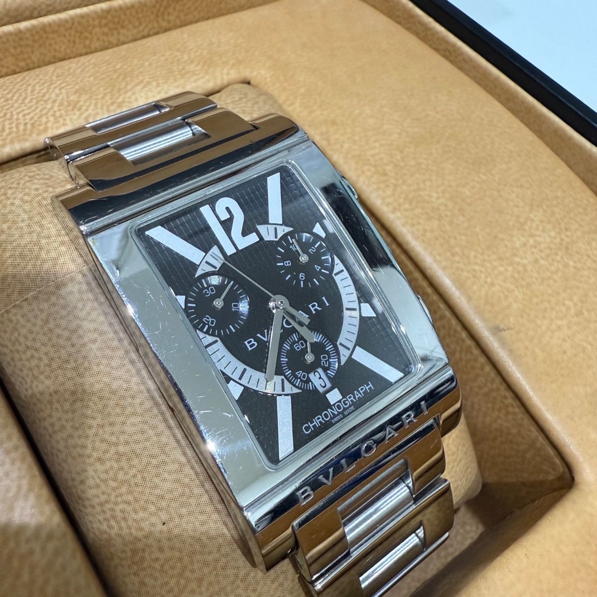 美品 箱 保証書付き】BVLGARI 時計 - メルカリ