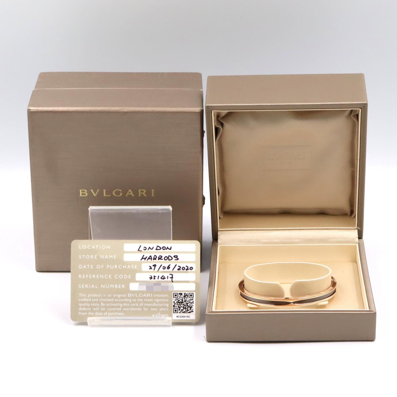 ブルガリ BVLGARI バングル B-zero1 ビーゼロワン バングル セラミック 