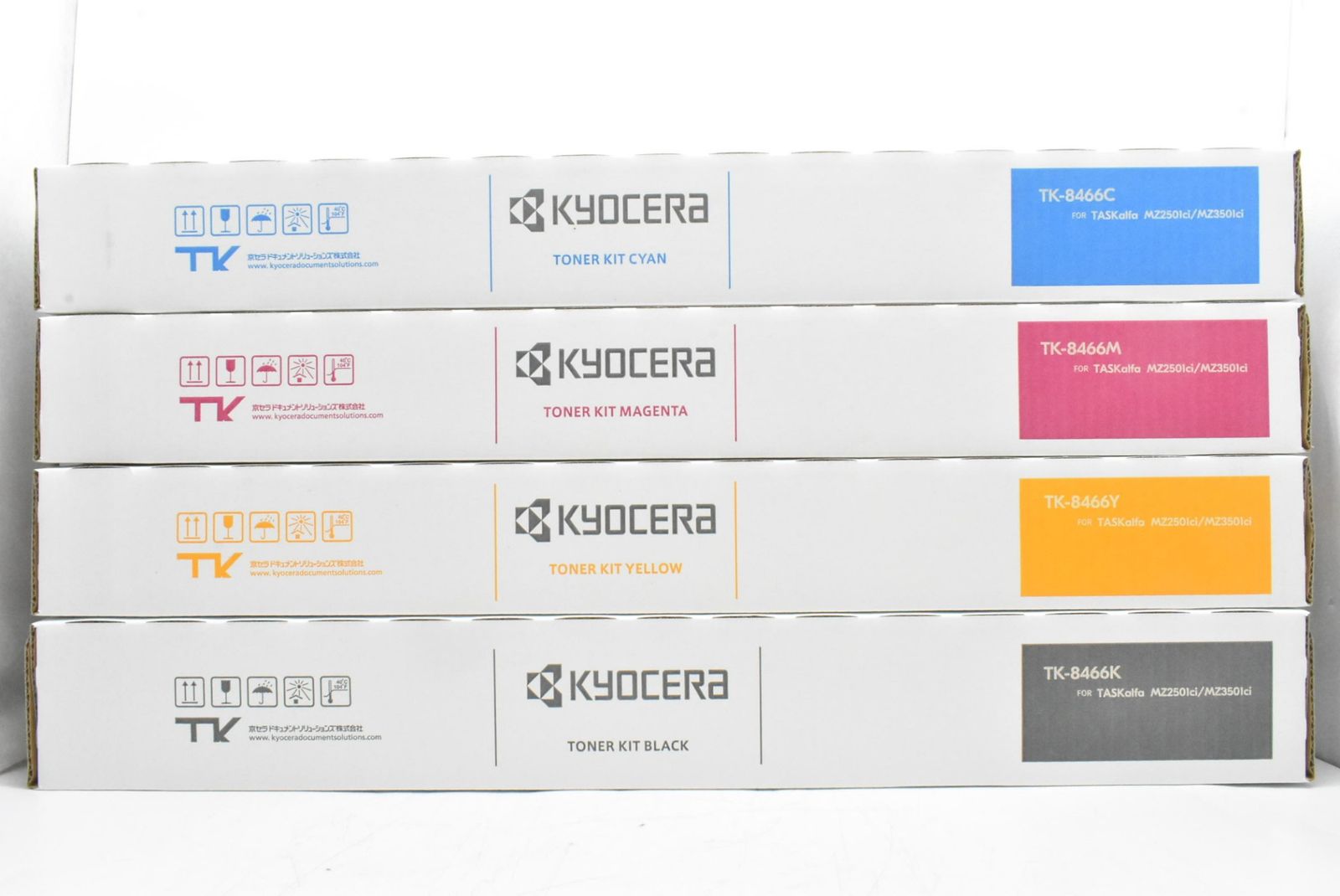 京セラ 純正 トナー TK-8466 4色 シアン マゼンタ イエロー ブラック KYOCERA ITSY0UPG2B84-N29-byebye
