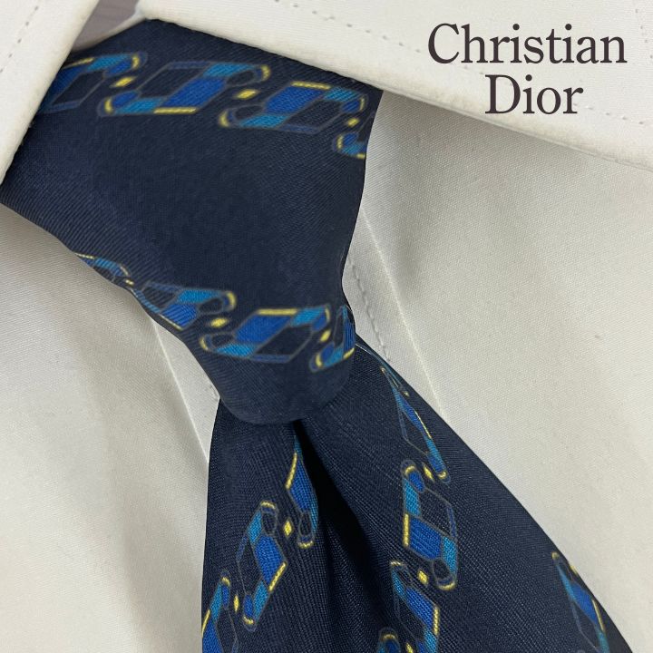 美品》Christian Dior (クリスチャンディオール) シルクネクタイ