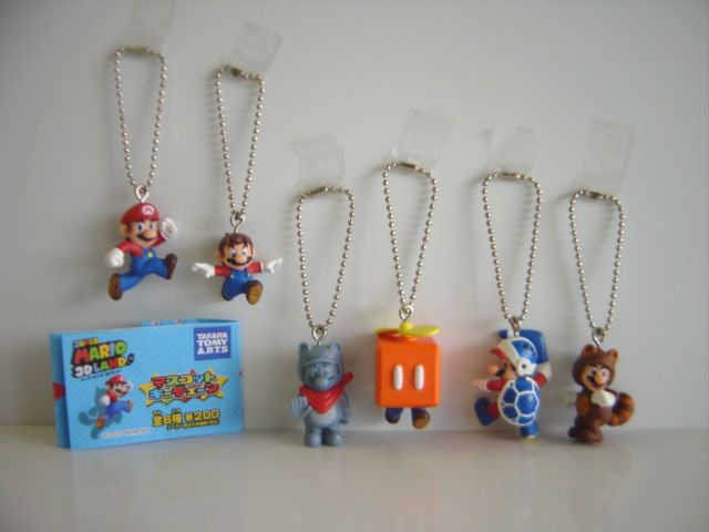 Itv06DJ スーパーマリオ 3D ランドマスコット キーチェーン 全6種